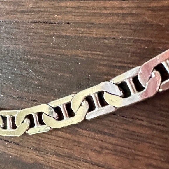 Gorgeous ITALY 925 Sterling Silver Mariner's Link Chain Necklace 18” - Picture 15 of 15
